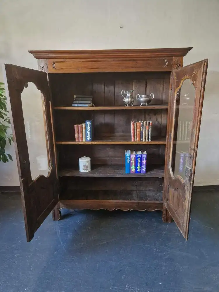 Antiker Gründerzeit Bücherschrank aus Frankreich um 1880 7