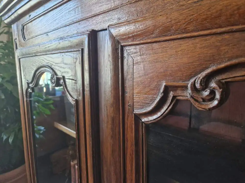 Antiker Gründerzeit Bücherschrank aus Frankreich um 1880 9