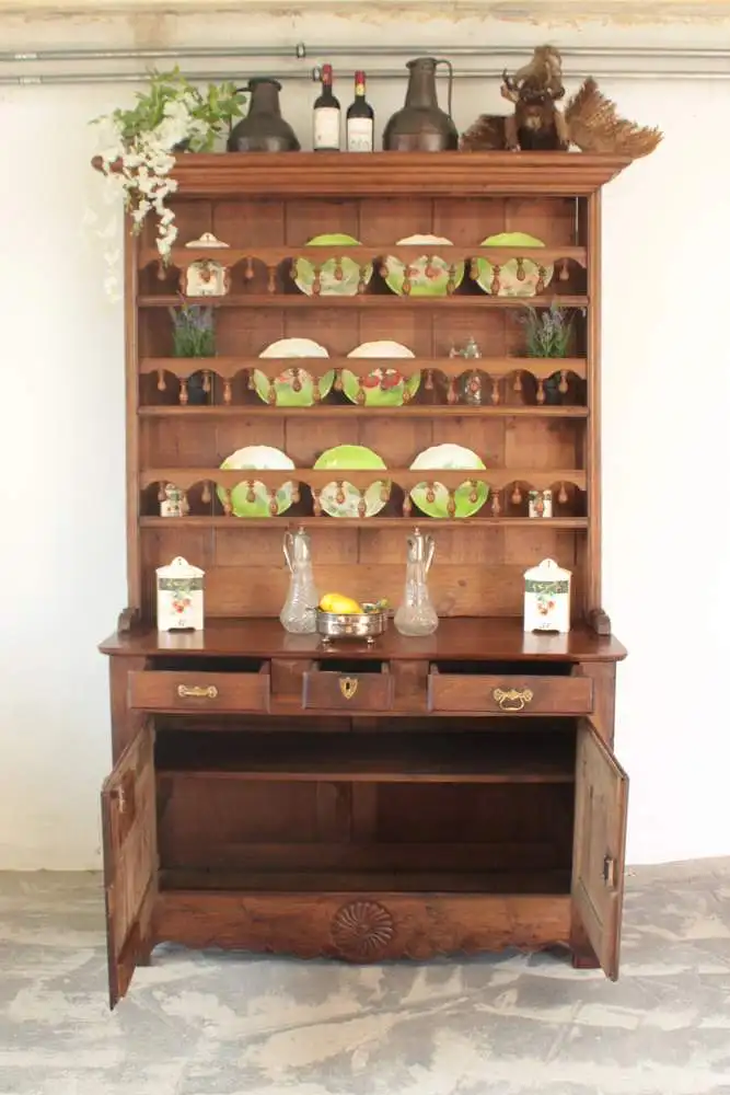 Antiker Landhaus Geschirrschrank Kannenstock Schrank 18. Jh. 5