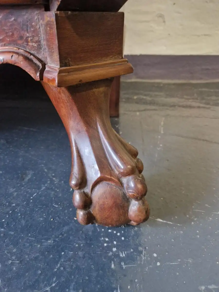 Antike Barock Vitrine Holland Tatzenfüße Schnitzereien 18. Jh. 7