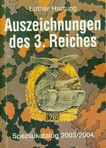 L. Hartung - Auszeichnungen des 3. Reiches