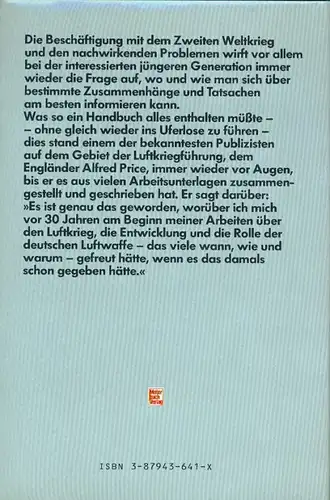 Alfred Price - Handbuch Deutsche Luftwaffe