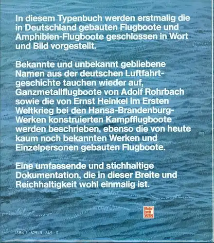 Fred Gütschow - Die deutschen Flugboote