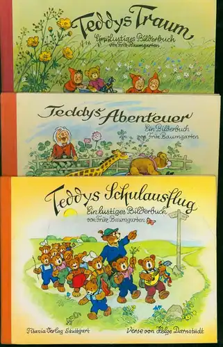Teddys Schulausflug, Abenteuer, Traum - 3 Bücher