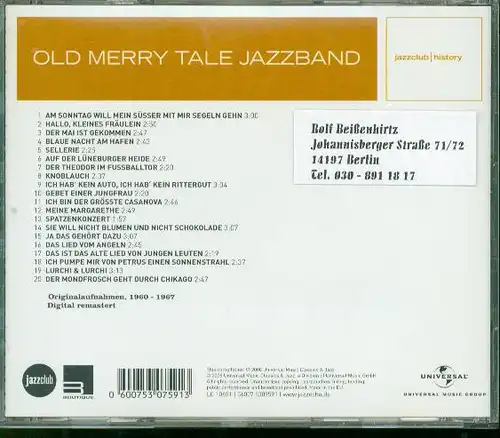 Old Merry Tale Jazzband