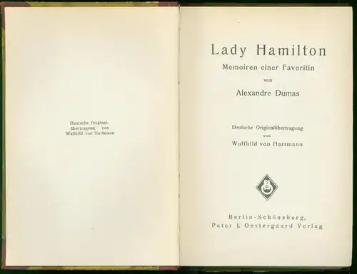 Alexandre Dumas - Lady Hamilton