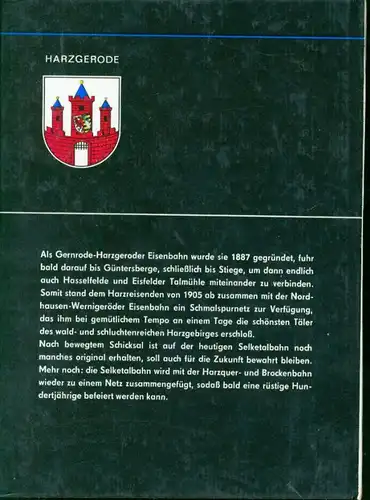Zieglgänsberger - Die Selketalbahn