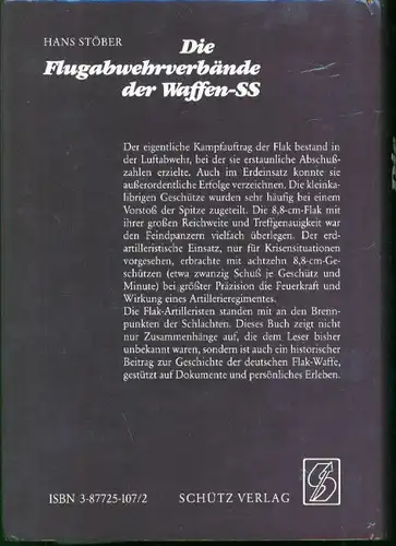 Hans Stöber - Die Flugabwehrverbände der Waffen-SS