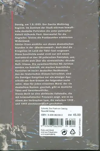 Dieter Schenk - Die Post von Danzig