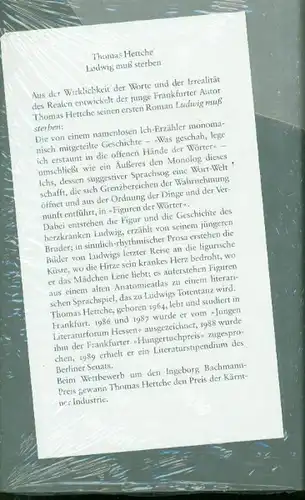 Thomas Hettche - Ludwig muss sterben