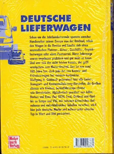 Wolfgang H. Gebhardt - Deutsche Lieferwagen