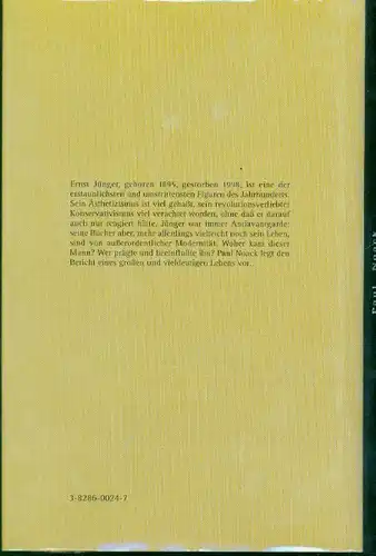 Paul Noack - Ernst Jünger - eine Biographie