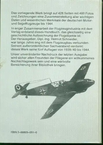 Schneider - Flugzeug-Typenbuch
