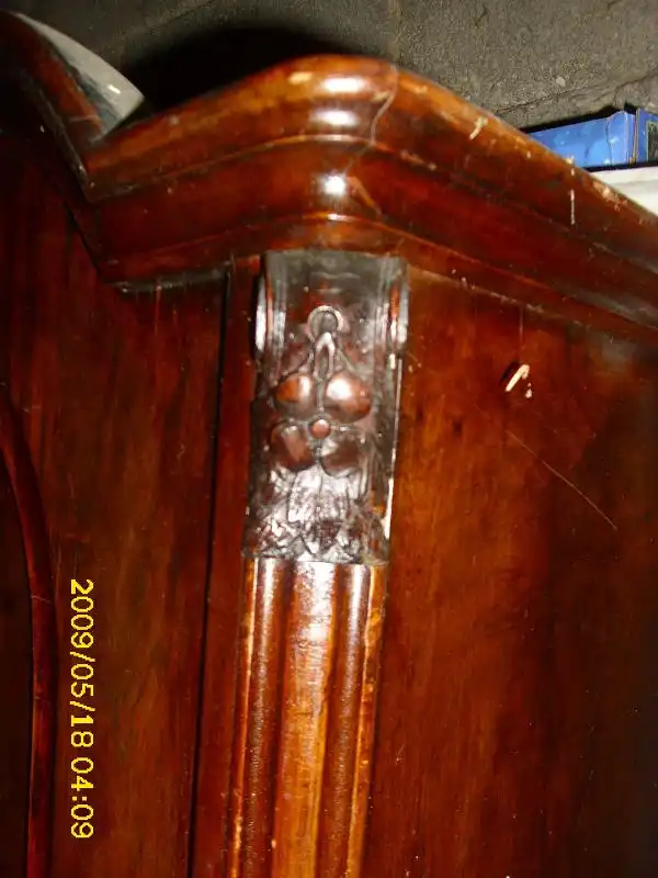 Antiker Bauernschrank ca.19 jh Nussbaum 2