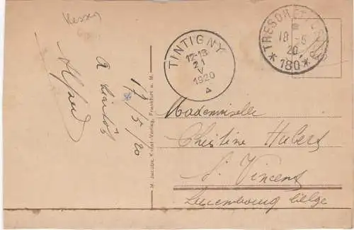 [Ansichtskarte] Höchst a. M. - Neues Rathaus (Gartenseite) ehemal Bolongaro-Palast erbaut 1772-75 - 1920 !!!. 