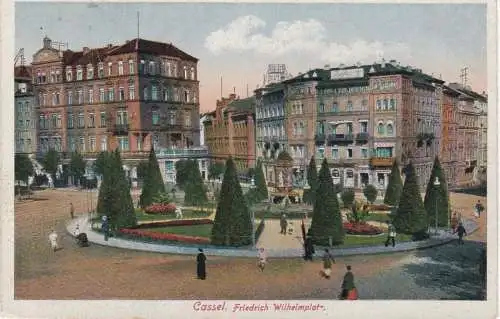 [Ansichtskarte] Cassel. Friedrich Wilhelmplatz. 