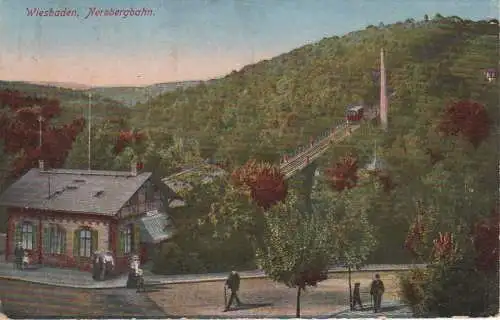 [Ansichtskarte] Wiesbaden. Nerobergbahn. 1922 !!!. 