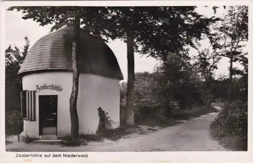 [Ansichtskarte] Zauberhöhle auf dem Niederwald - Am Sagenumwobenen deutschen Rhein. 