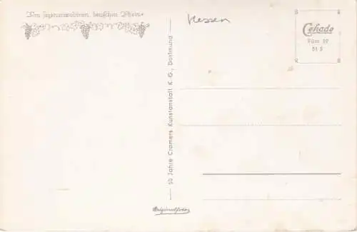 [Ansichtskarte] Zauberhöhle auf dem Niederwald - Am Sagenumwobenen deutschen Rhein. 