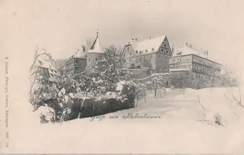 [Ansichtskarte] Gruss von Bebenhausen - 1905 oder früher !!. 