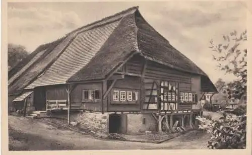 [Ansichtskarte] Altes Bauernhaus im Schwarzwald. 