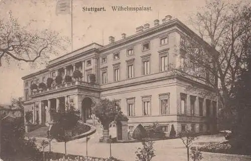 [Ansichtskarte] Stuttgart. Wilhelmspalast - 1922 !!. 