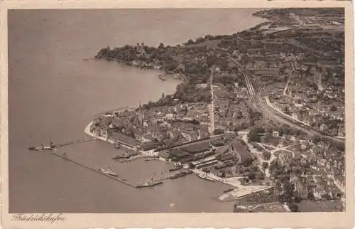 [Ansichtskarte] Friedrichshafen - Flugzeugaufnahme Phototrammetrie - 1929. 