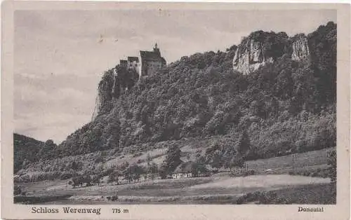 [Ansichtskarte] Schloss Werenwag - 775m - Donautal - Beuron. 
