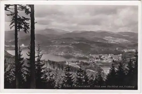 [Ansichtskarte] Titisee i. Schwarzwald - Blick vom Hochfirst mit Feldberg. 