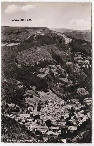 [Ansichtskarte] Feldberg 1500 m ü.M. - Todtnau (Schwarzwald) 700 m ü.M. 