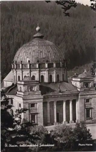 [Ansichtskarte] St. Blasien, heilklimatischer Jahreskürort - St. BLASIER DOM, erbaut unter Fürstabt Martin Gerbert ... 
