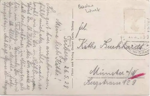 [Ansichtskarte] Triberg - Wasserfälle - 1928 !!. 