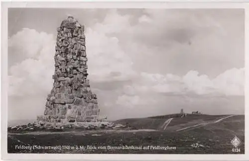[Ansichtskarte] Feldberg (Schwarzwald) 1500 m ü.M. Blick vom Bismarckdenkmal auf Feldbergturm. 