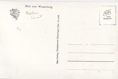 [Ansichtskarte] Blick vom Wasserberg. 