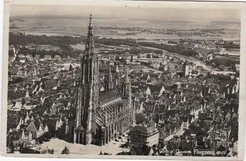 [Ansichtskarte] Ulm a. D. vom Flugzeug aus - 1936. 