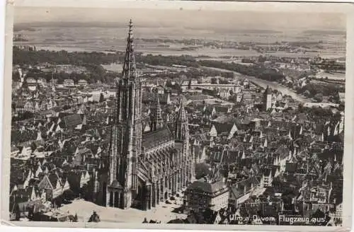 [Ansichtskarte] Ulm a. D. vom Flugzeug aus - 1936. 