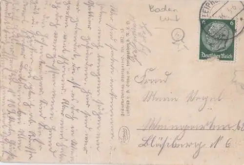 [Ansichtskarte] Ulm a. D. vom Flugzeug aus - 1936. 