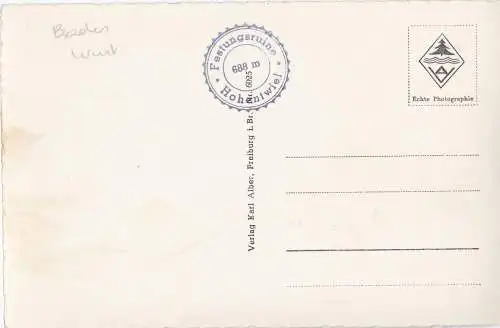 [Ansichtskarte] Titisee im Schwarzwald, 860m ü.d.M., mit dem Feldberg und Seebuck. 