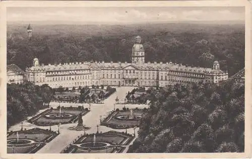[Ansichtskarte] Karlsruhe i.B., Badisches-Landesmuseum (ehemaliges Residenzschloss). 