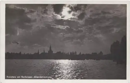 [Ansichtskarte] Konstanz am Bodensee - Abendstimmung. 
