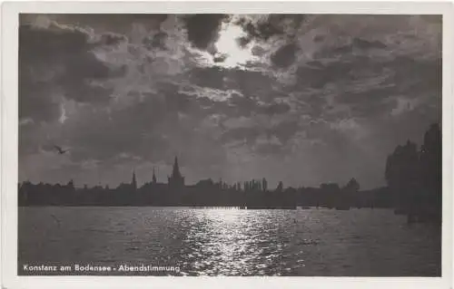 [Ansichtskarte] Konstanz am Bodensee - Abendstimmung. 