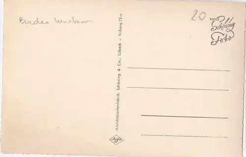 [Ansichtskarte] Triberg, Badischer Schwarzwald - Triberg, Wasserfälle, Blick vom Hohnen. 