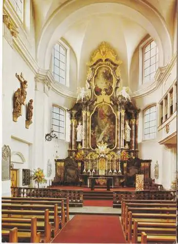 [Ansichtskarte] DONAUESCHINGEN - St. Johann (1724-1743) -Böhmischer Barock. 