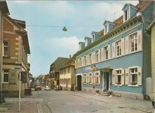 [Ansichtskarte] Gasthaus LAMM - Fremdenzimmer - Eigener Weinbau - Inhaber G.Ackermann-7637 ETTENHEIM/Baden - 1981. 
