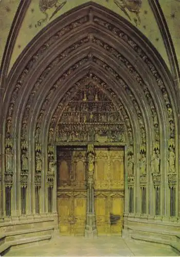 [Ansichtskarte] Freiburg i. Br. - Münster U.L. Frau - Hauptportal. 