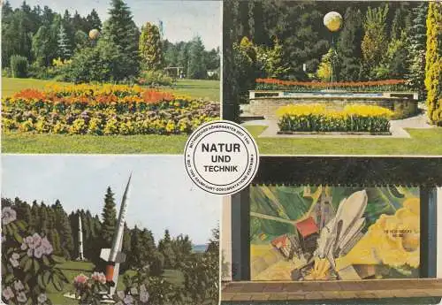 [Ansichtskarte] Botanischer Höhengarten mit Raumfahrt-Dokumentations-Zentrum - HEINZ SCHULTE - 7778 MARKDORF-GNADENAU - 1979. 
