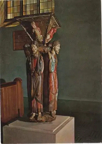 [Ansichtskarte] FREUDENSTADT IM SCHWARZWALD - Heilklimatischer Höhenkurort - Lesepult in der Stadtkirche  (mit Evangelisten Matthäus, Markus, Lukas und Johannes). 