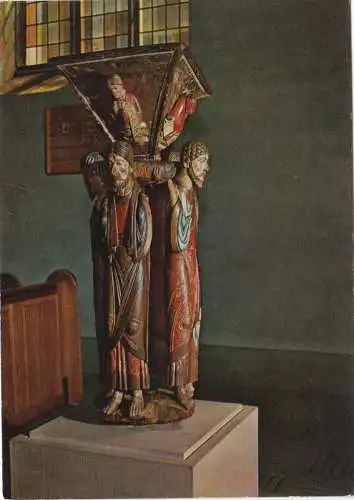 [Ansichtskarte] FREUDENSTADT IM SCHWARZWALD - Heilklimatischer Höhenkurort - Lesepult in der Stadtkirche  (mit Evangelisten Matthäus, Markus, Lukas und Johannes). 