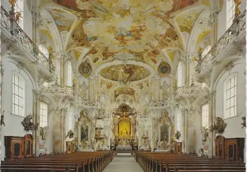 [Ansichtskarte] Basilika Birnau am Bodensee - Kircheninneres. 