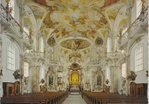 [Ansichtskarte] Basilika Birnau am Bodensee - Kircheninneres. 